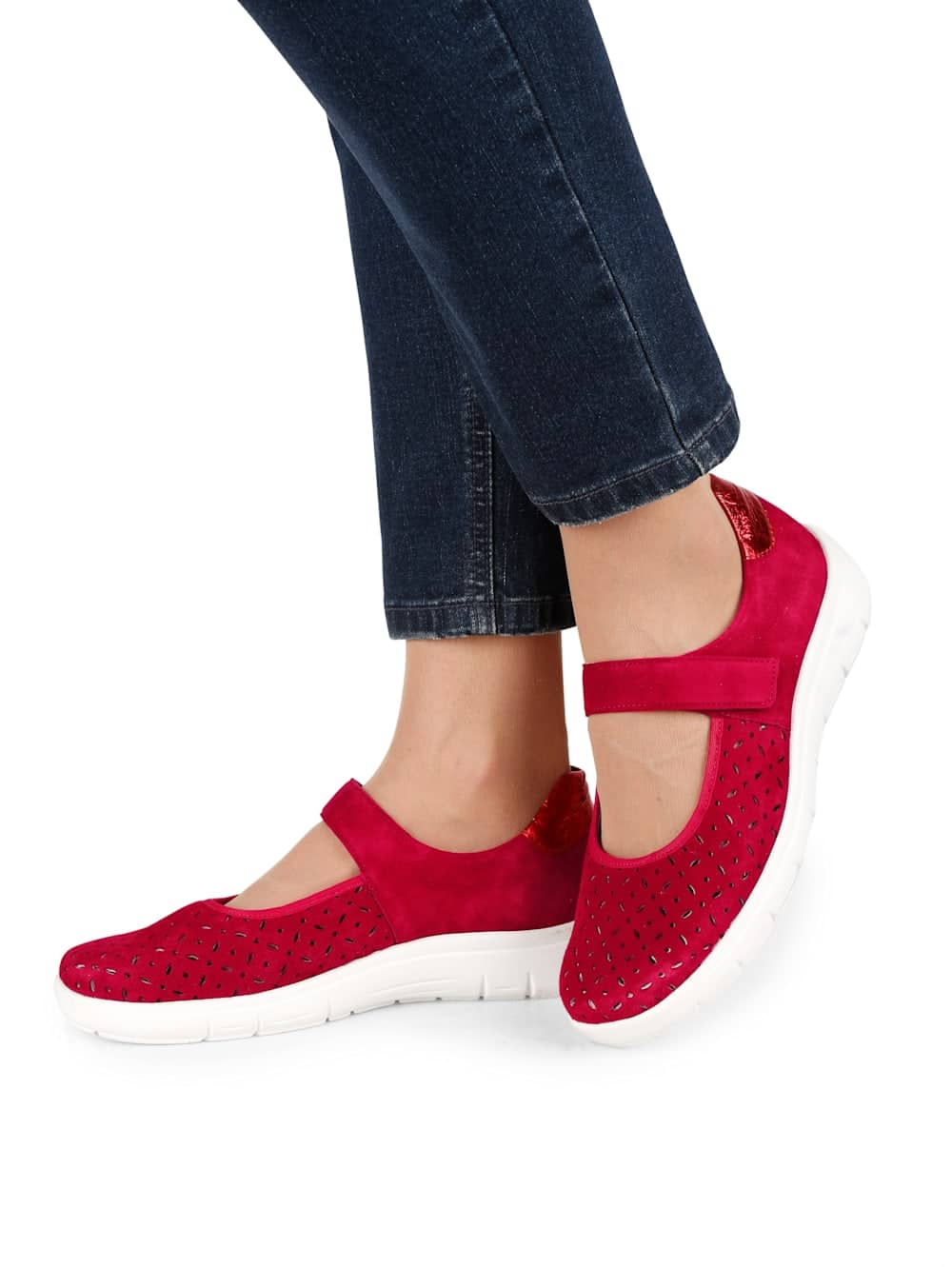 Vamos Klettslipper mit Shock-Absorber - Rot