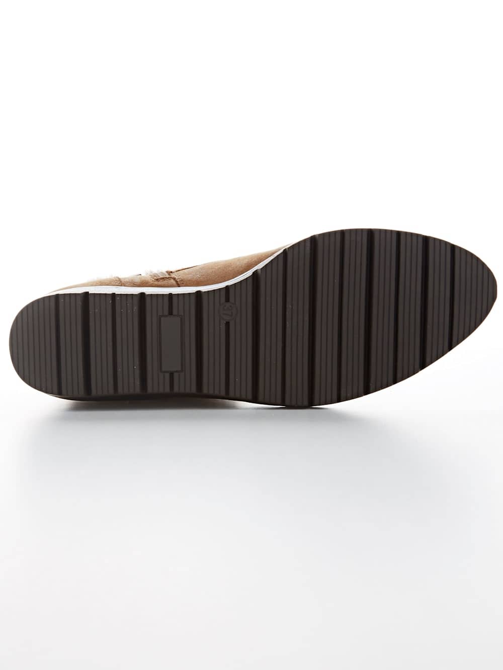 Vamos Stiefelette taupe mit warmendem Futter - Taupe
