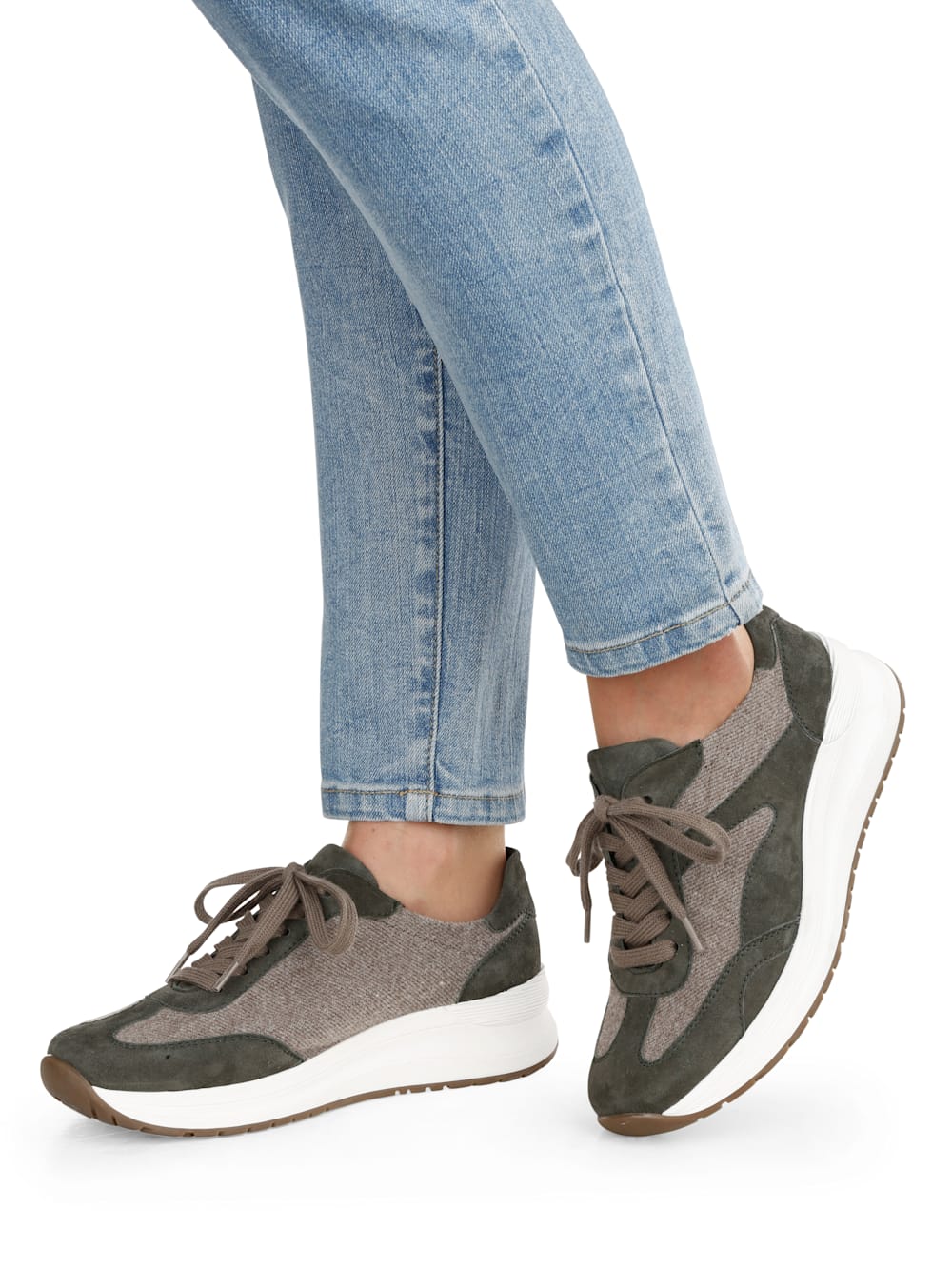 Vamos Schnurschuh - Grun