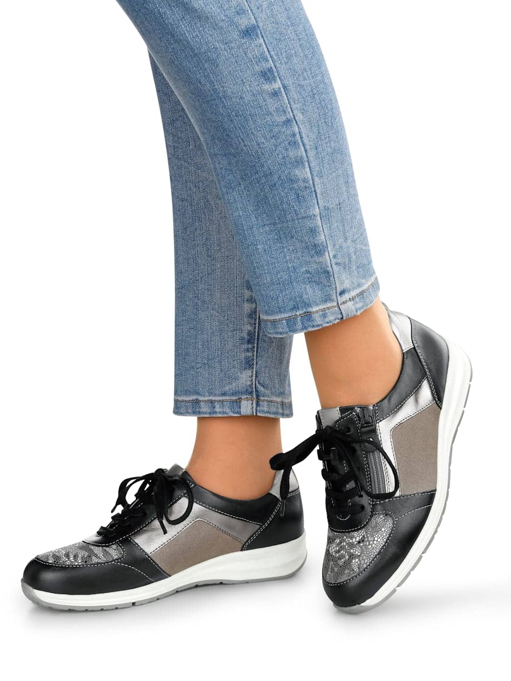 Vamos Schnurschuh - Schwarz
