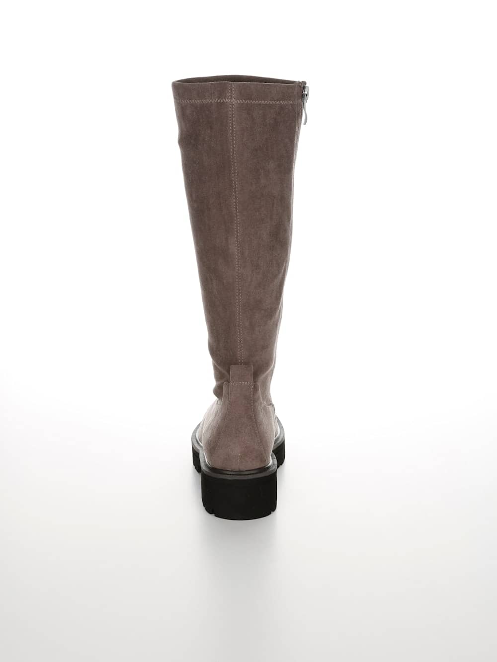 Vamos Stiefel in Velouroptik - Taupe