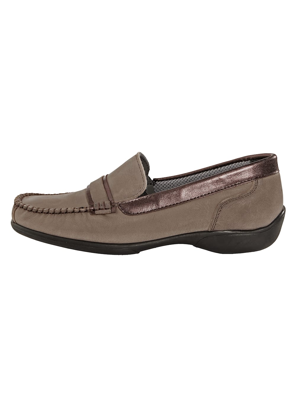 Vamos Mokassin in zeitlosem Design - Taupe