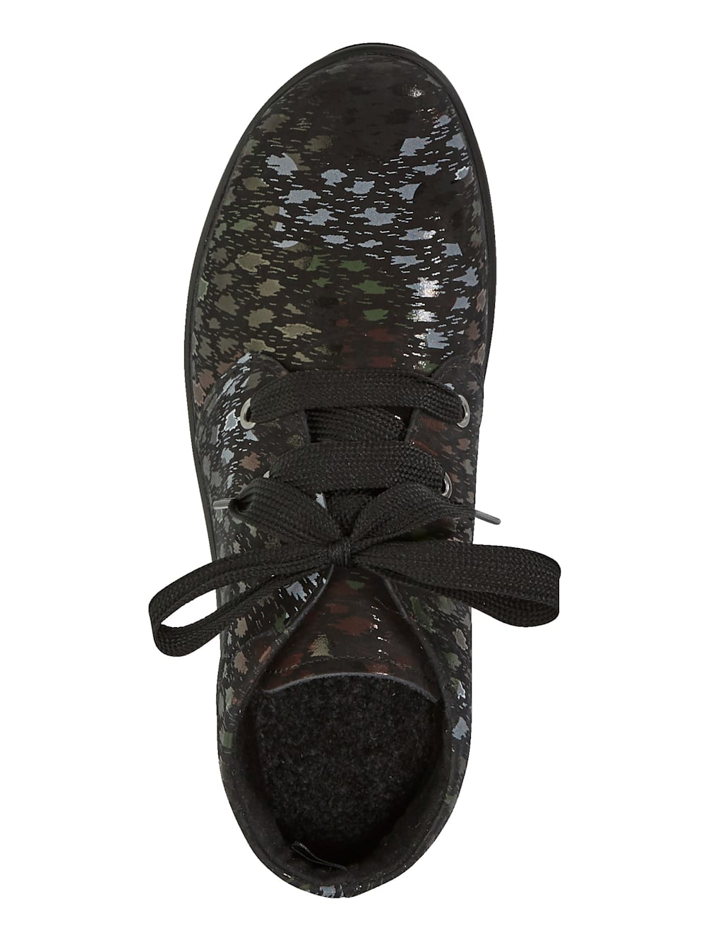 Vamos Schnurstiefelette aus weichem Leder - Multicolor