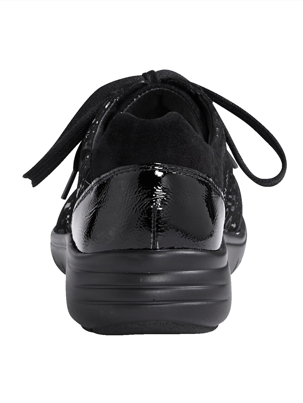 Vamos Schnurschuh mit Luftpolsterlaufsohle - Schwarz