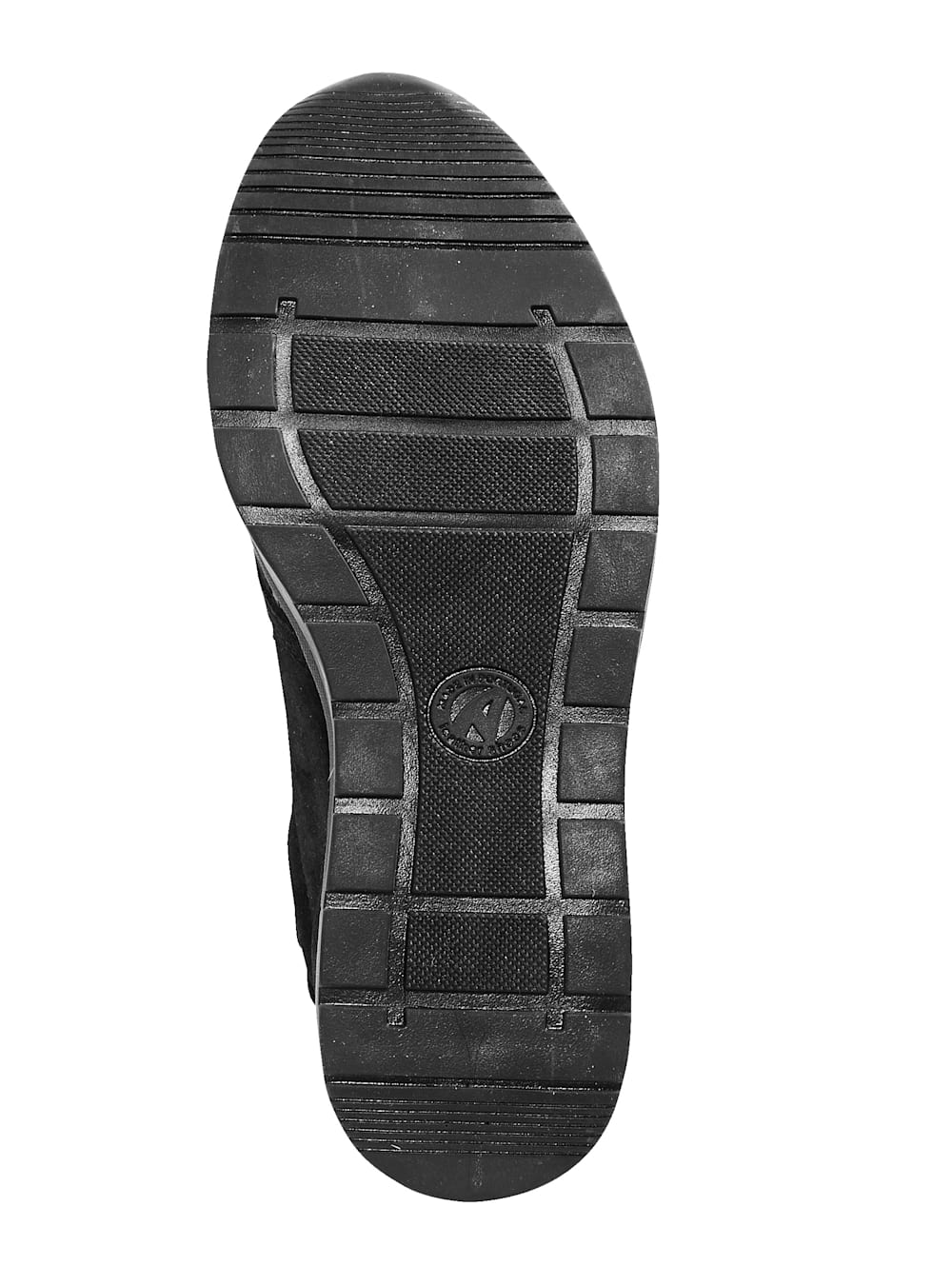 Vamos Schnurschuh mit seitlichem Reibverschluss - Schwarz