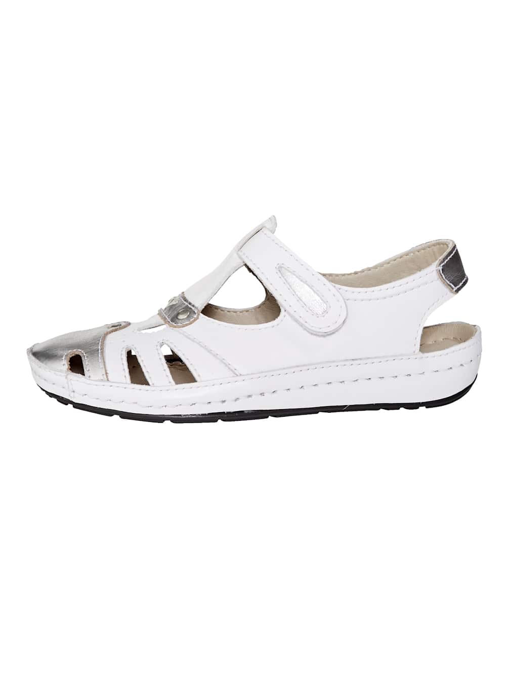 Vamos Klettslipper in zweifarbiger Optik - Silberfarben