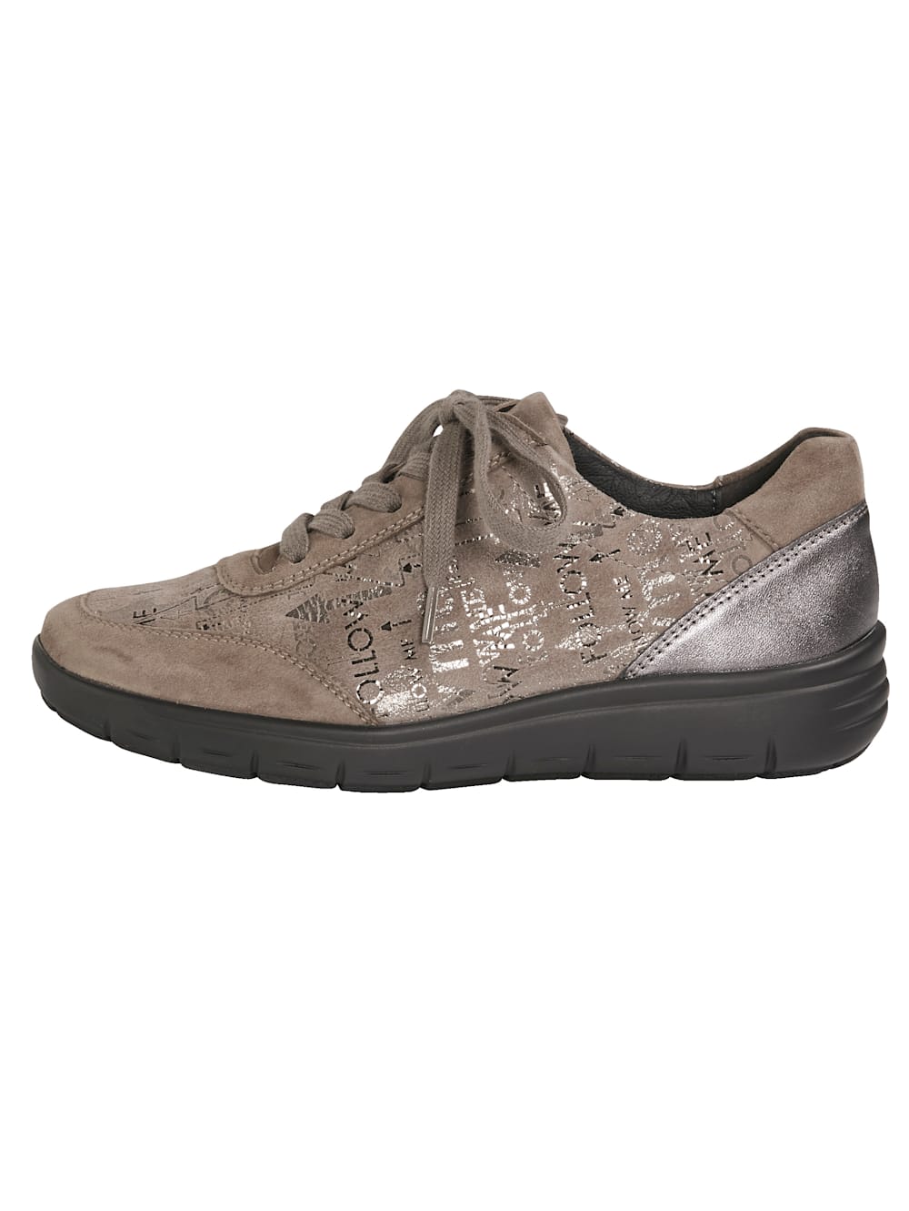 Vamos Schnurschuh mit Luftpolsterlaufsohle - Taupe