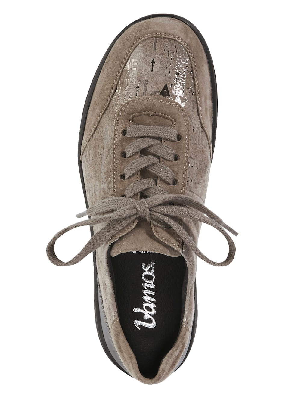 Vamos Schnurschuh mit Luftpolsterlaufsohle - Taupe