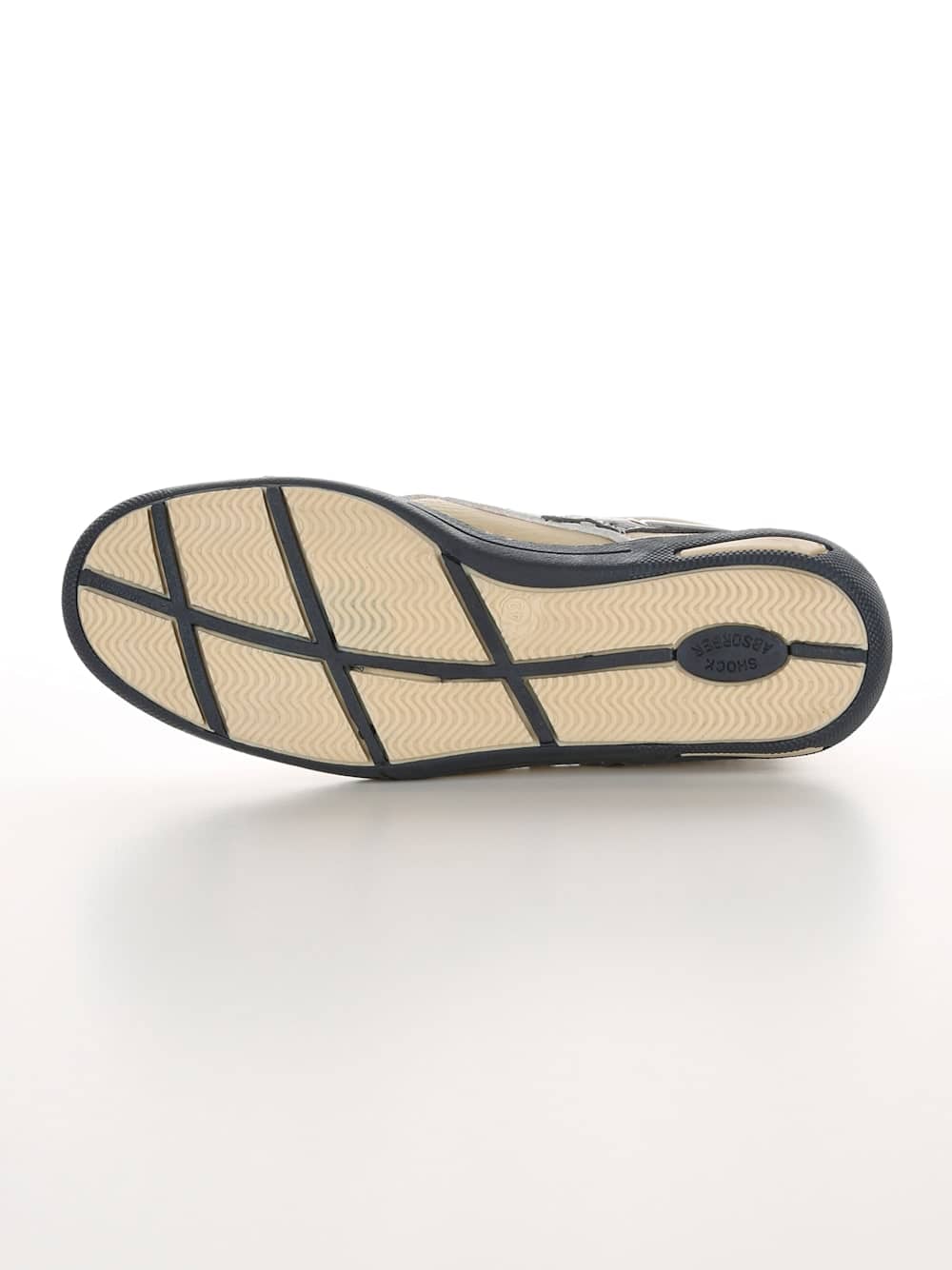 Vamos Slipper im Bootsschuh Stil - Beige