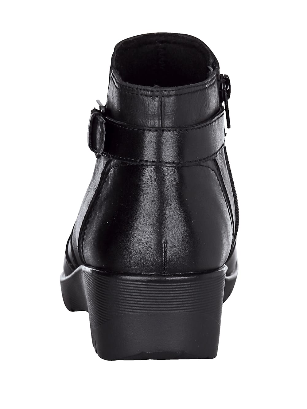 Vamos Stiefelette mit verstellbarer Schnalle - Schwarz