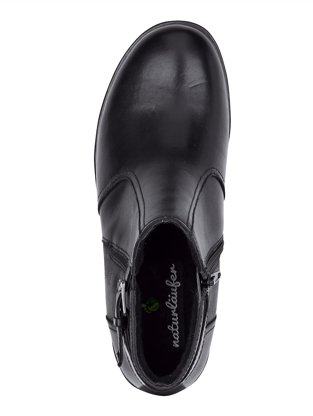 Vamos Stiefelette mit verstellbarer Schnalle - Schwarz