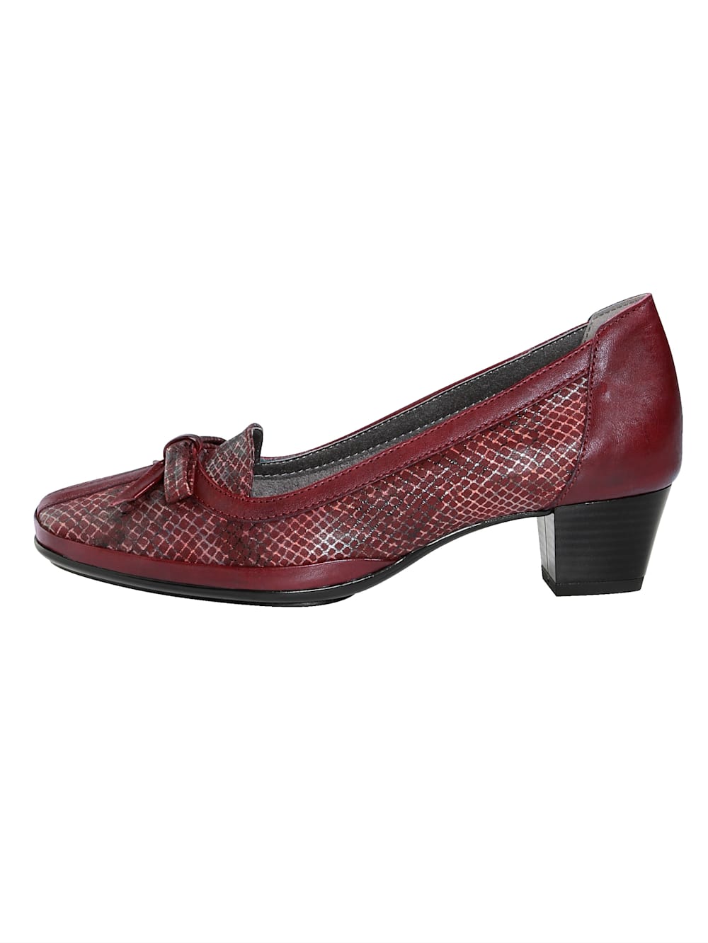 Vamos Pumps aus superflexiblem Leder - Bordeaux