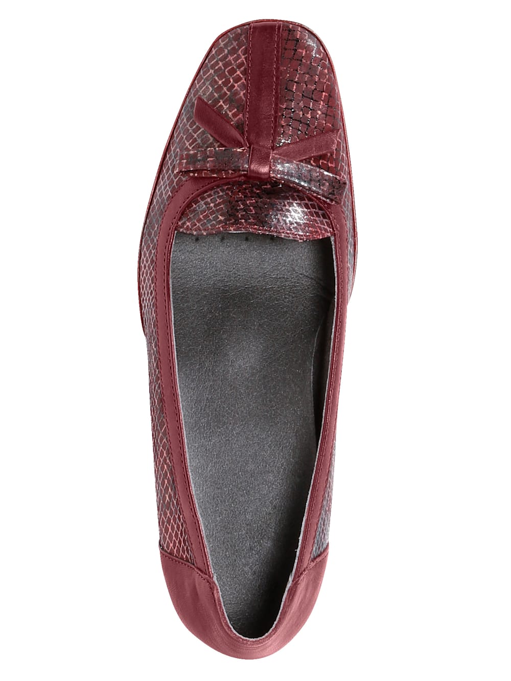 Vamos Pumps aus superflexiblem Leder - Bordeaux