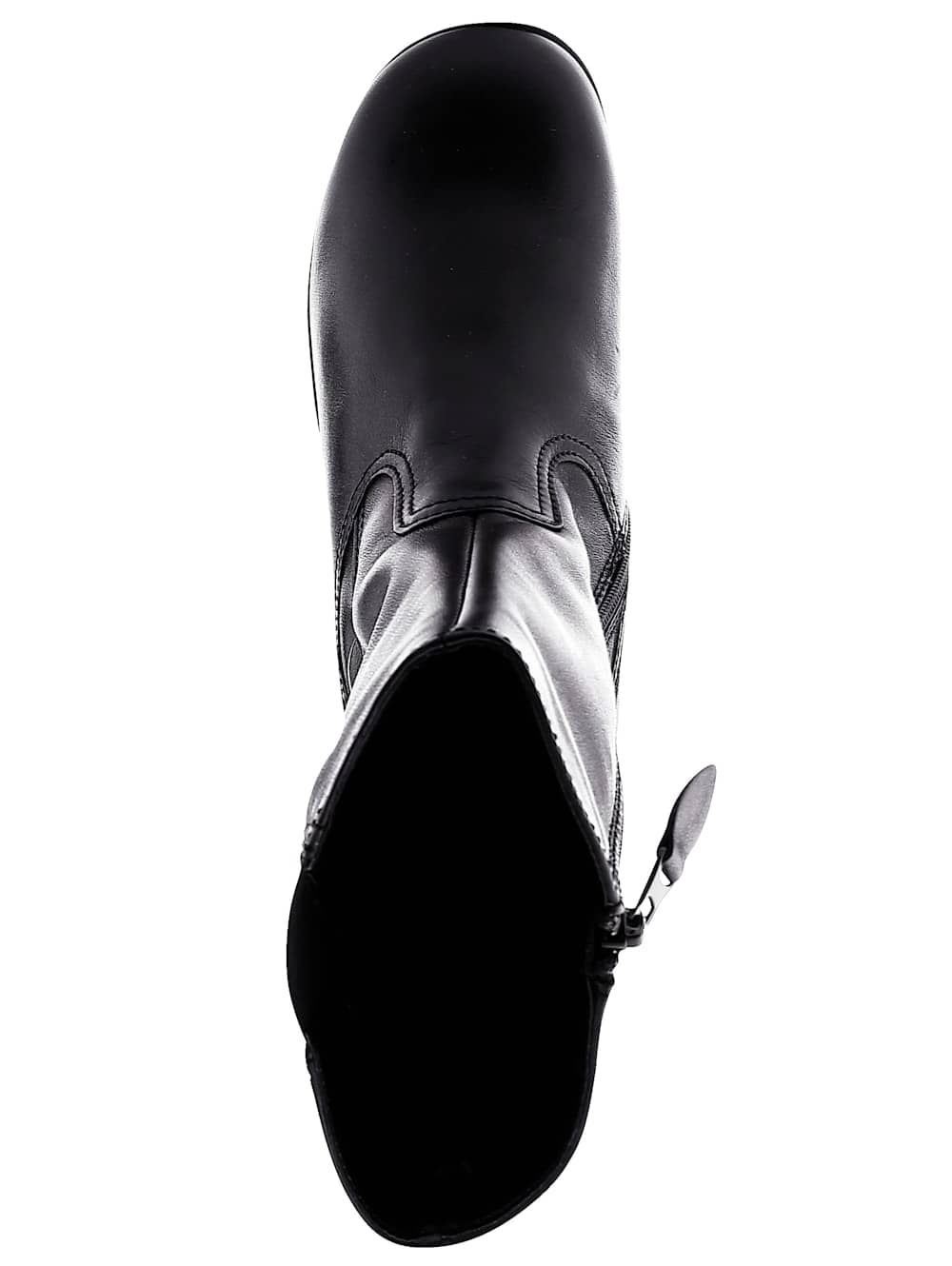 Vamos Stiefelette mit breitem Elastikeinsatz - Schwarz