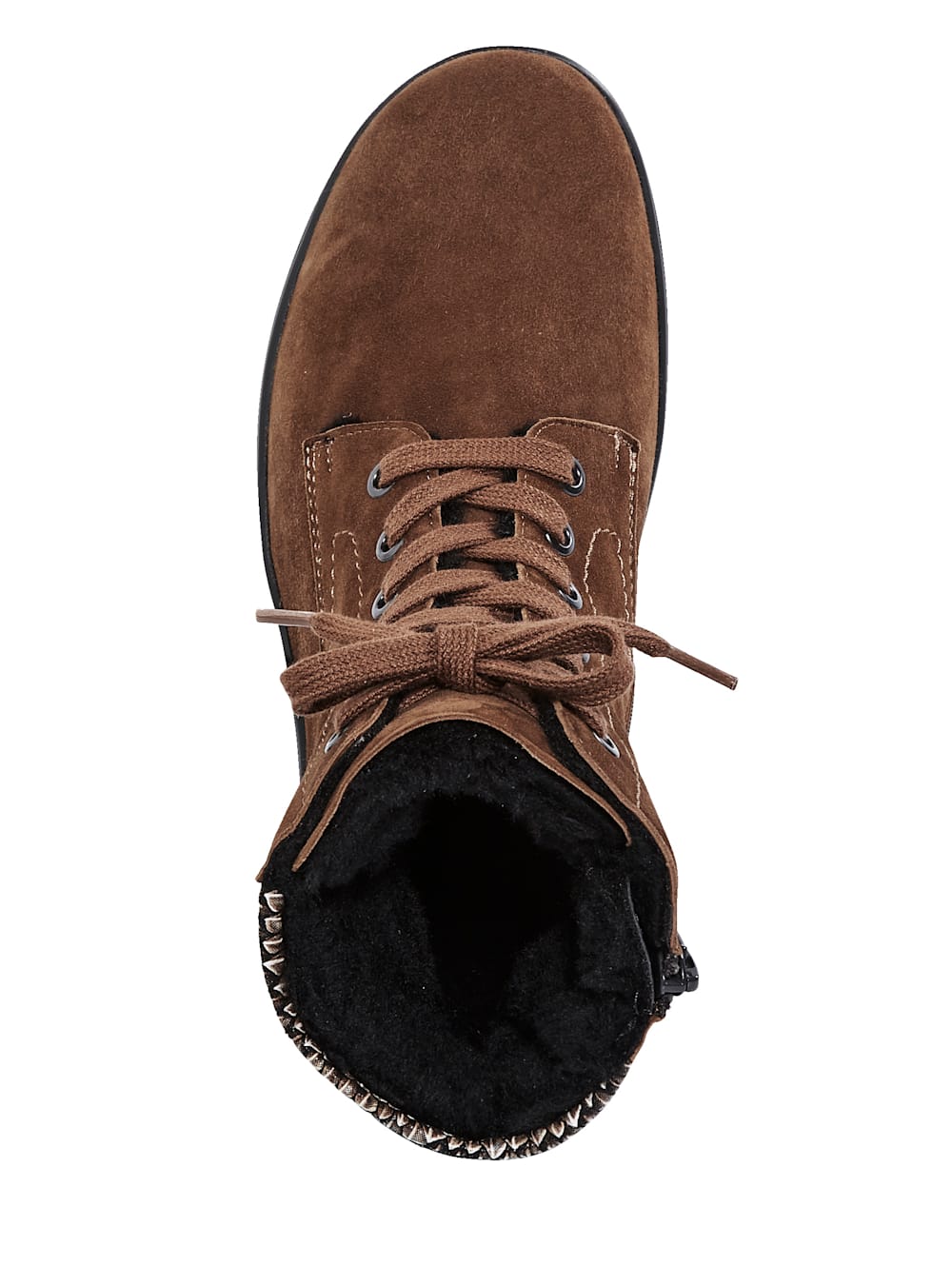 Vamos Schnurstiefelette mit Shock-Absorber - Cognac