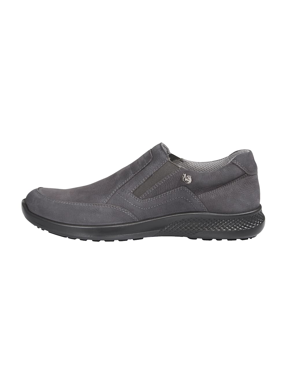 Vamos Slipper mit seitlichen Dehnzonen. - Grau