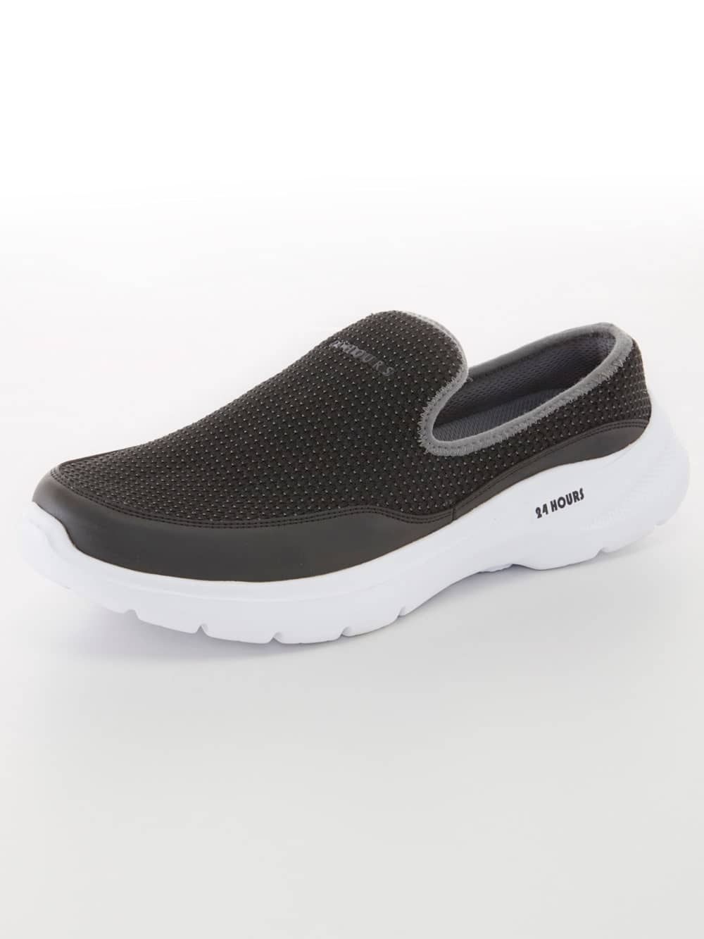 Vamos Slipper in Mesh-Optik - Schwarz