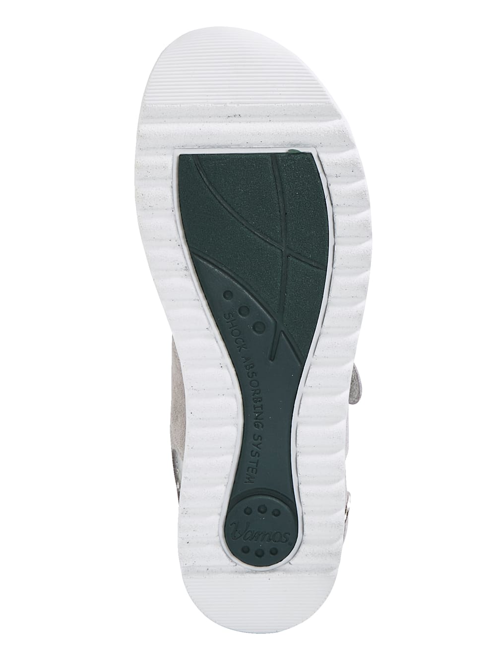Vamos Sandale mit Shock-Absorber - Hellgrau