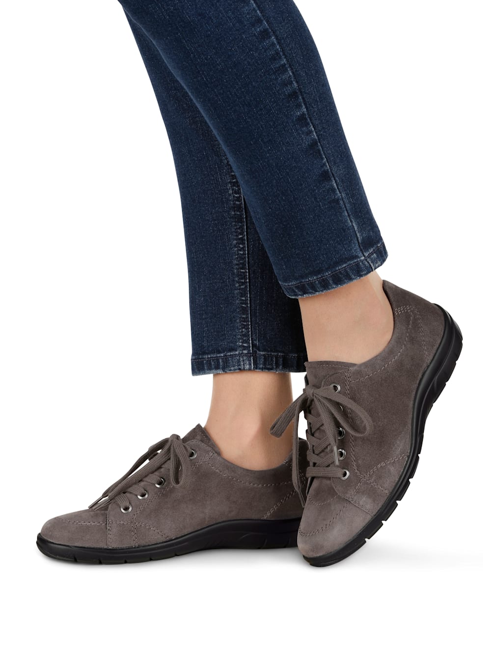 Vamos Schnurschuh - Taupe