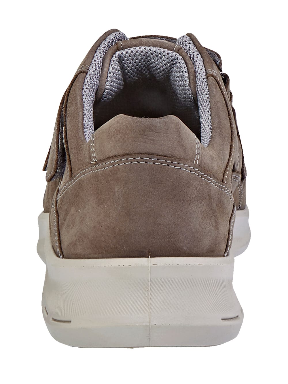 Vamos Klettslipper mit dezentem Markenlogo. - Taupe