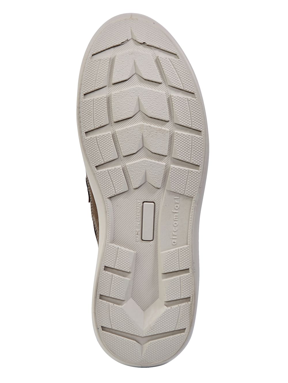 Vamos Klettslipper mit dezentem Markenlogo. - Taupe