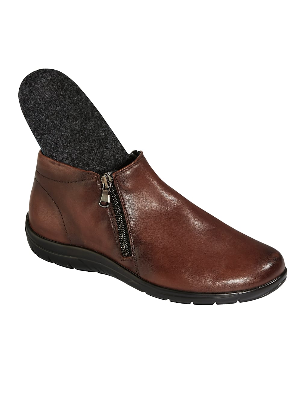 Vamos Stiefelette in klassischer Optik - Cognac
