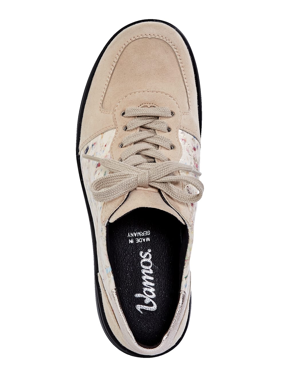 Vamos Schnurschuh mit Luftpolsterlaufsohle - Beige