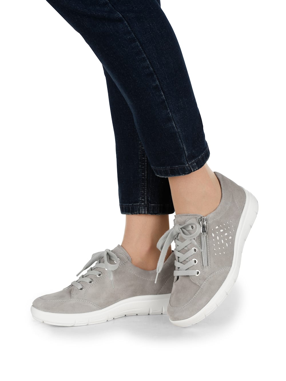 Vamos Schnurschuh mit Shock-Absorber - Grau