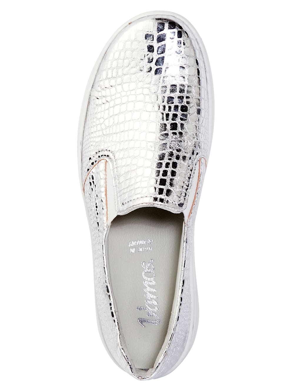 Vamos Slipper mit Shock-Absorber - Silberfarben