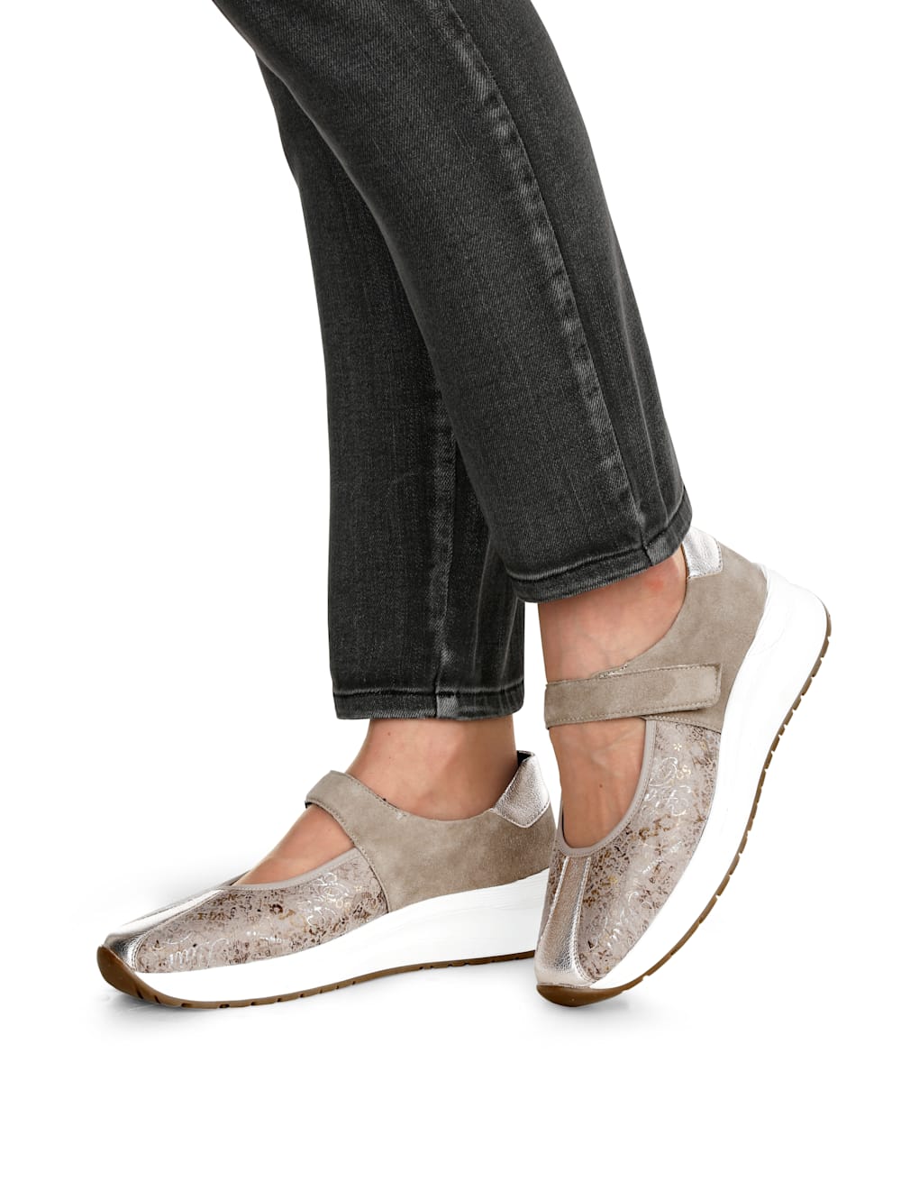 Vamos Klettslipper mit Shock-Absorber - Taupe
