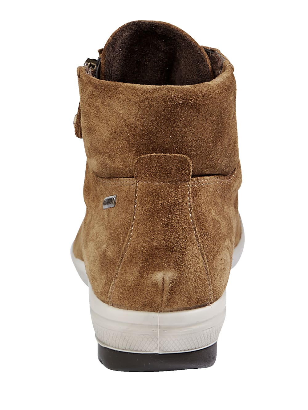 Vamos Stiefeletten mit seitlichem Reibverschluss - Cognac