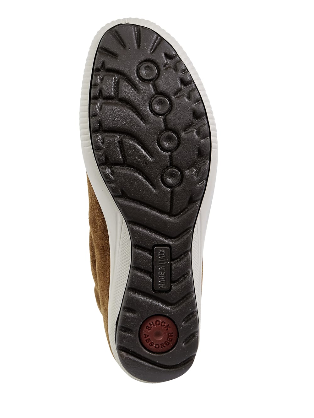 Vamos Stiefeletten mit seitlichem Reibverschluss - Cognac