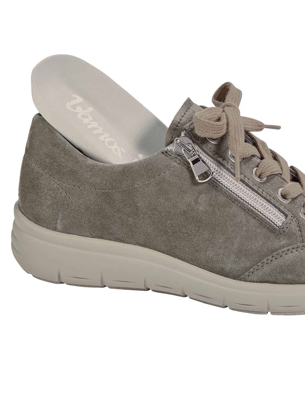 Vamos Schnurschuh mit Luftpolsterlaufsohle - Khaki
