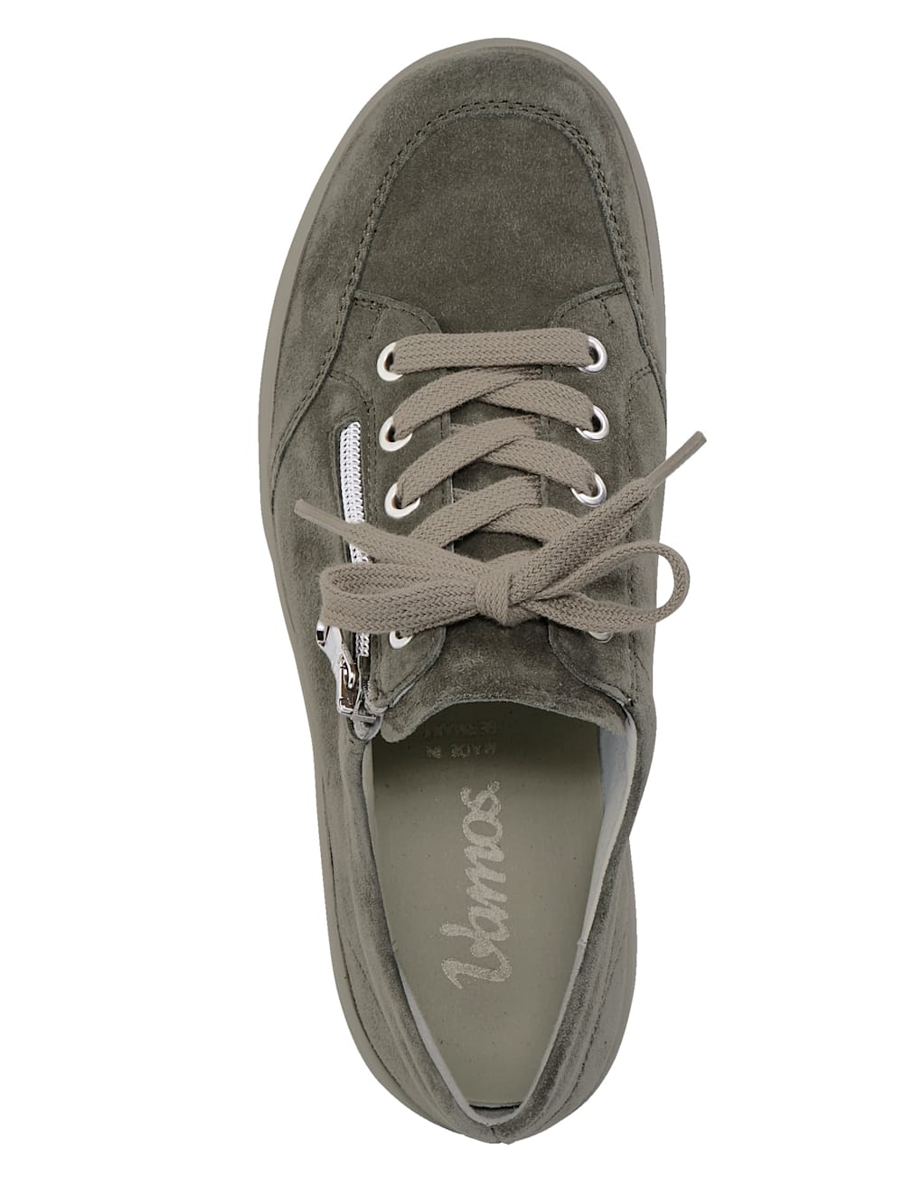 Vamos Schnurschuh mit Luftpolsterlaufsohle - Khaki