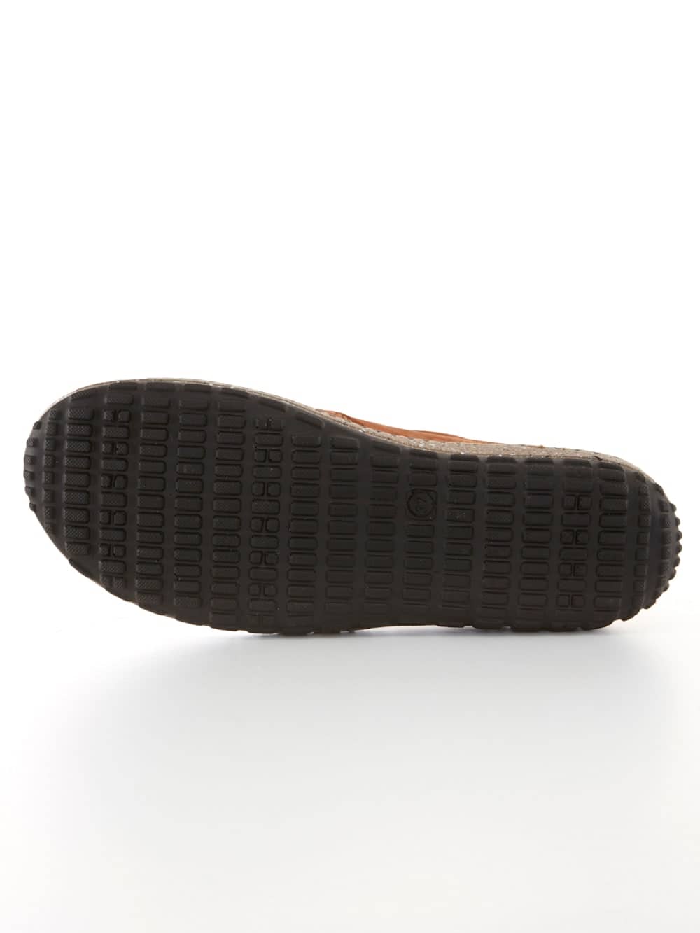 Vamos Slipper mit Reibverschlussen - Cognac
