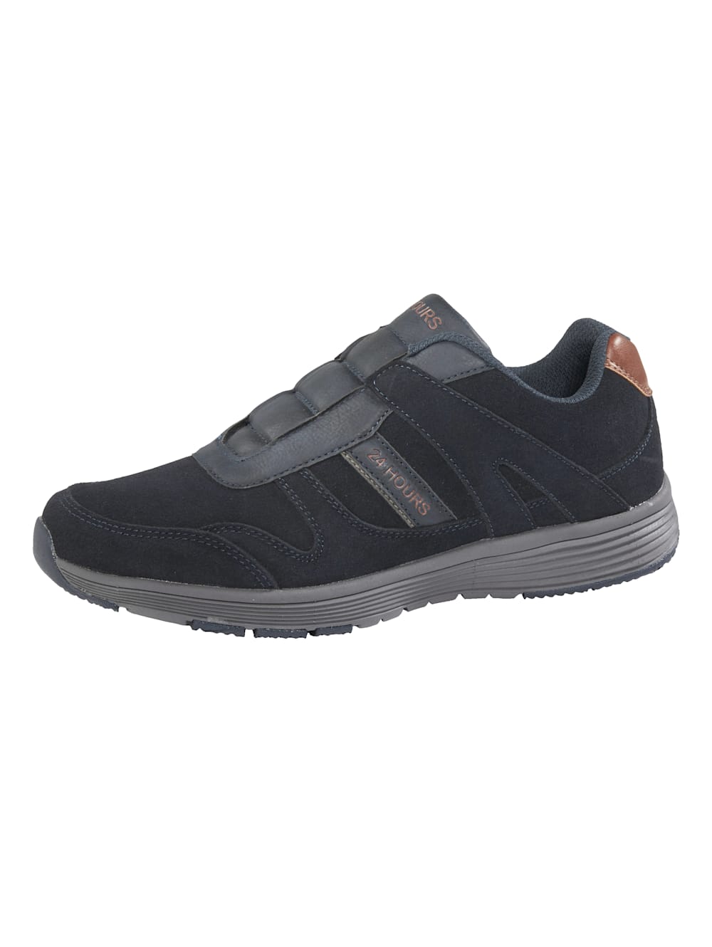 Vamos Sneaker mit weichem Veloursleder - Grau