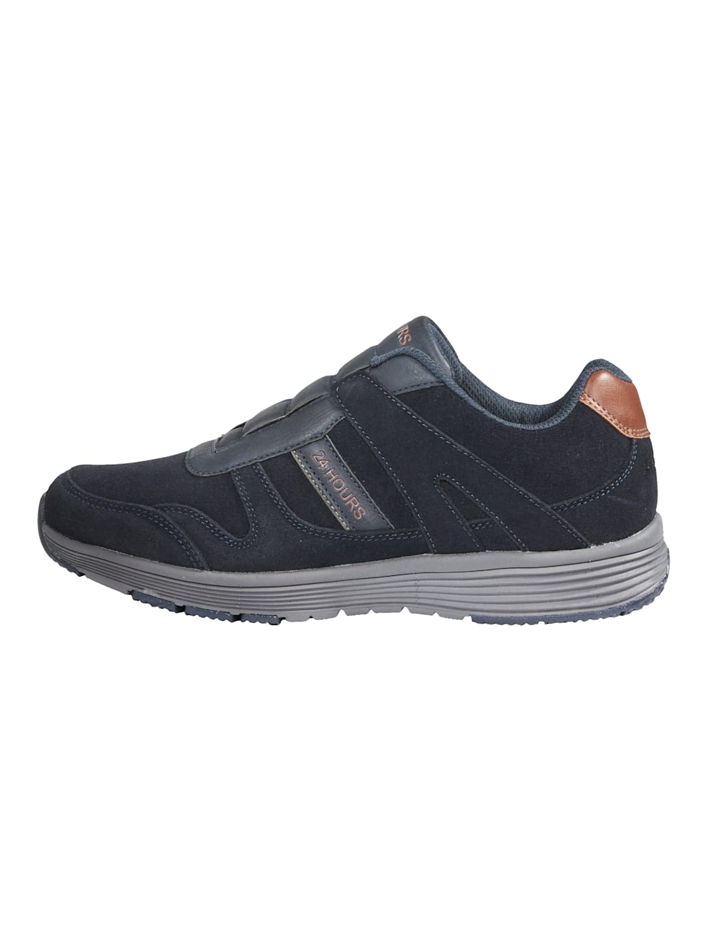 Vamos Sneaker mit weichem Veloursleder - Grau