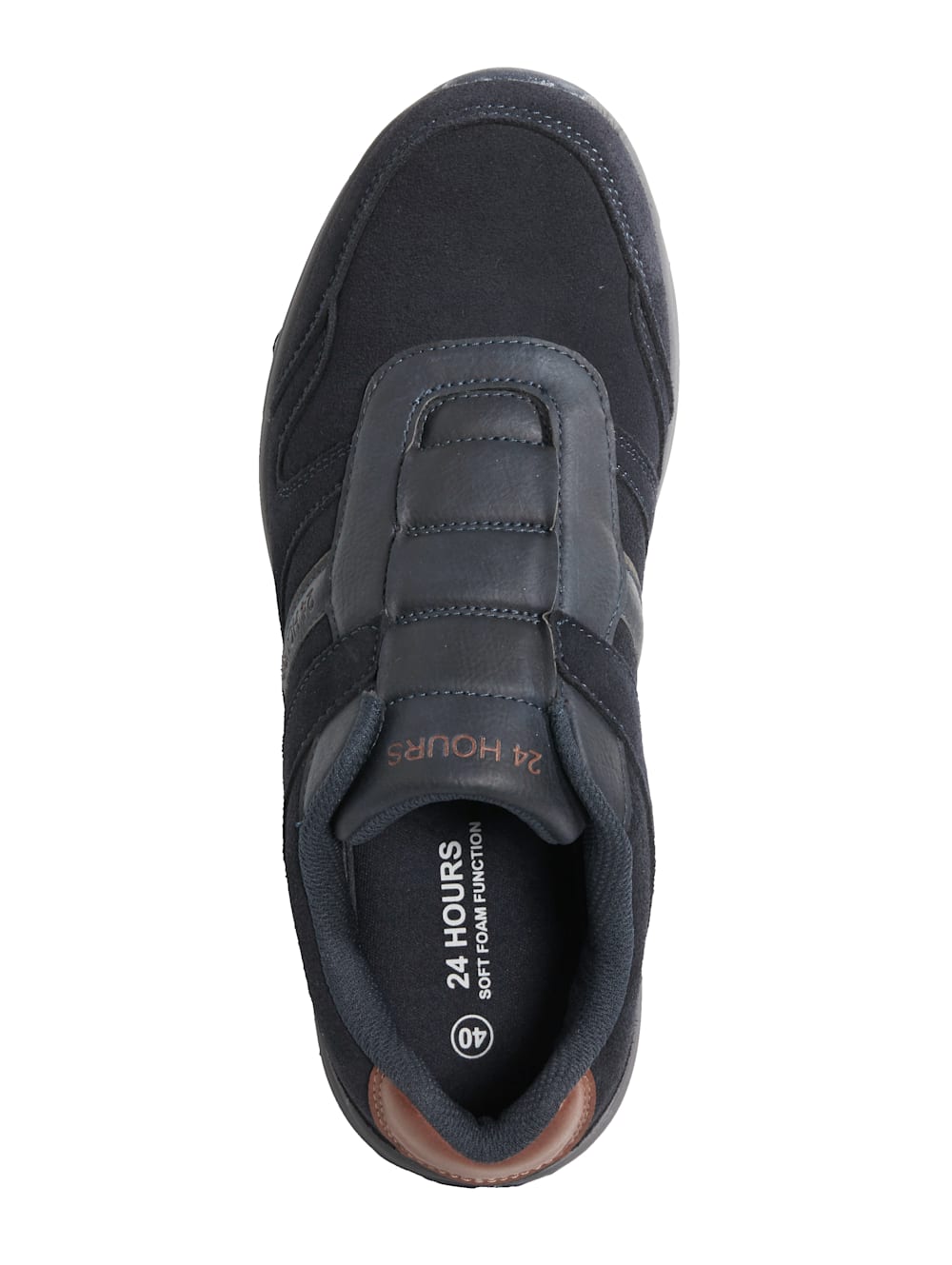 Vamos Sneaker mit weichem Veloursleder - Grau