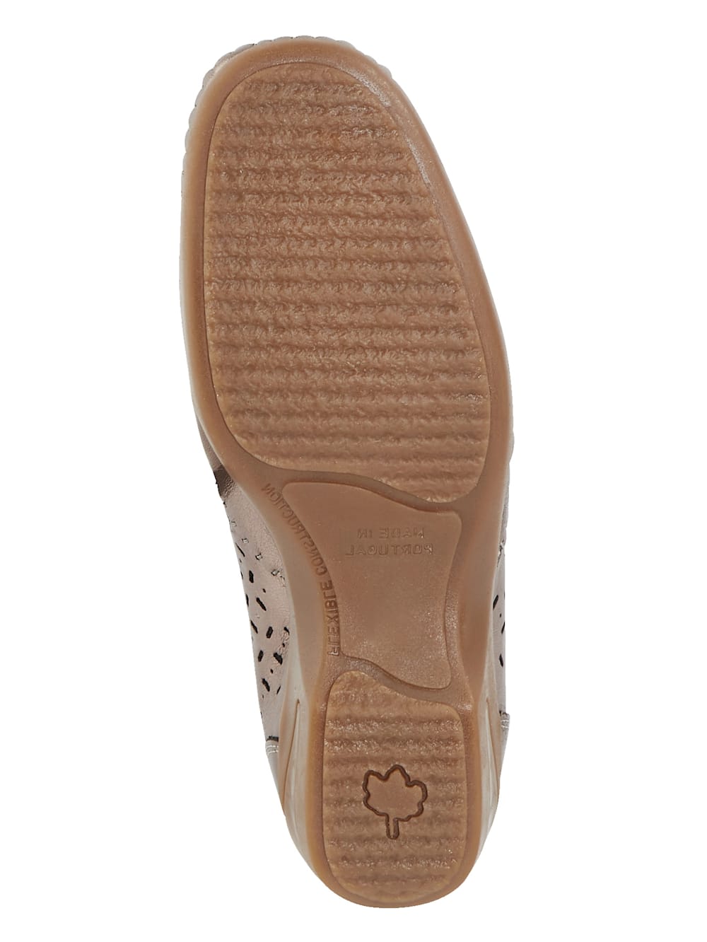 Vamos Slipper mit sommerlichen Durchbruchen - Bronzefarben