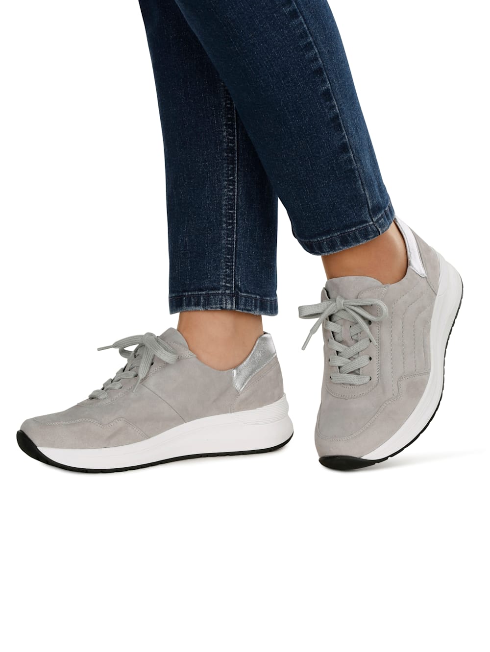 Vamos Schnurschuh mit Schaftrandpolsterung - Grun