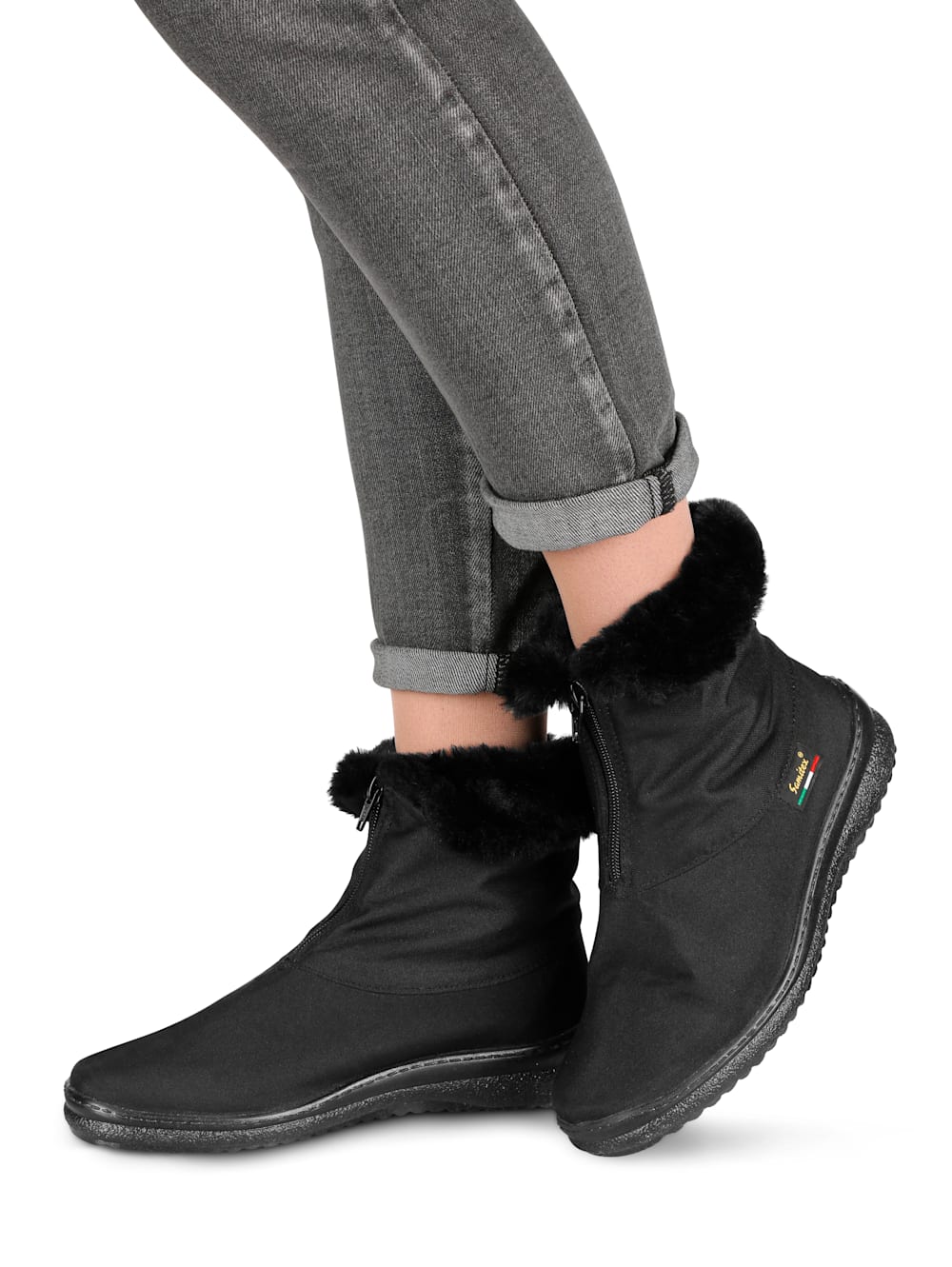 Vamos Stiefelette mit Tex-Funktion - Schwarz