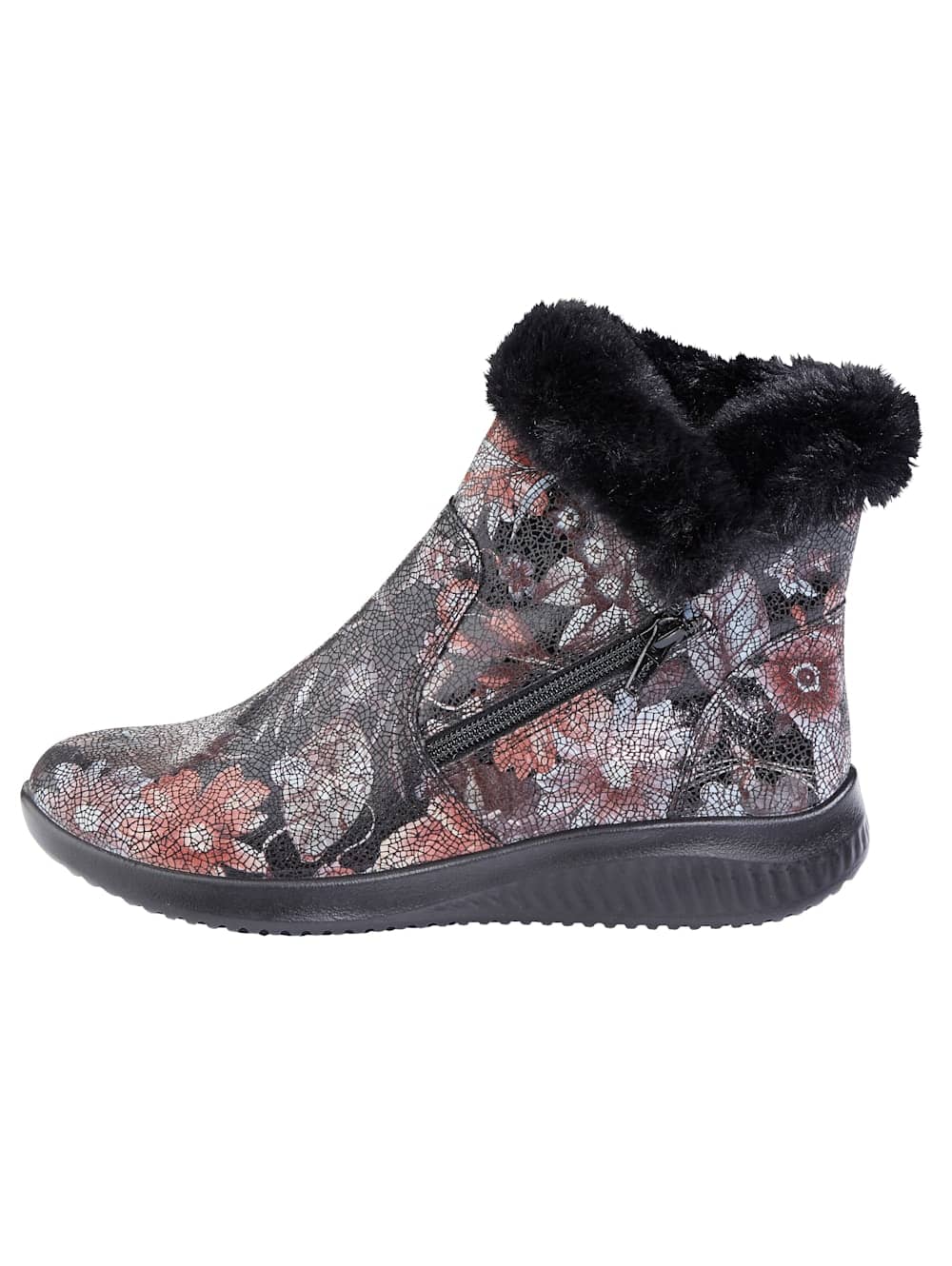 Vamos Stiefelette in floraler Optik - Multicolor