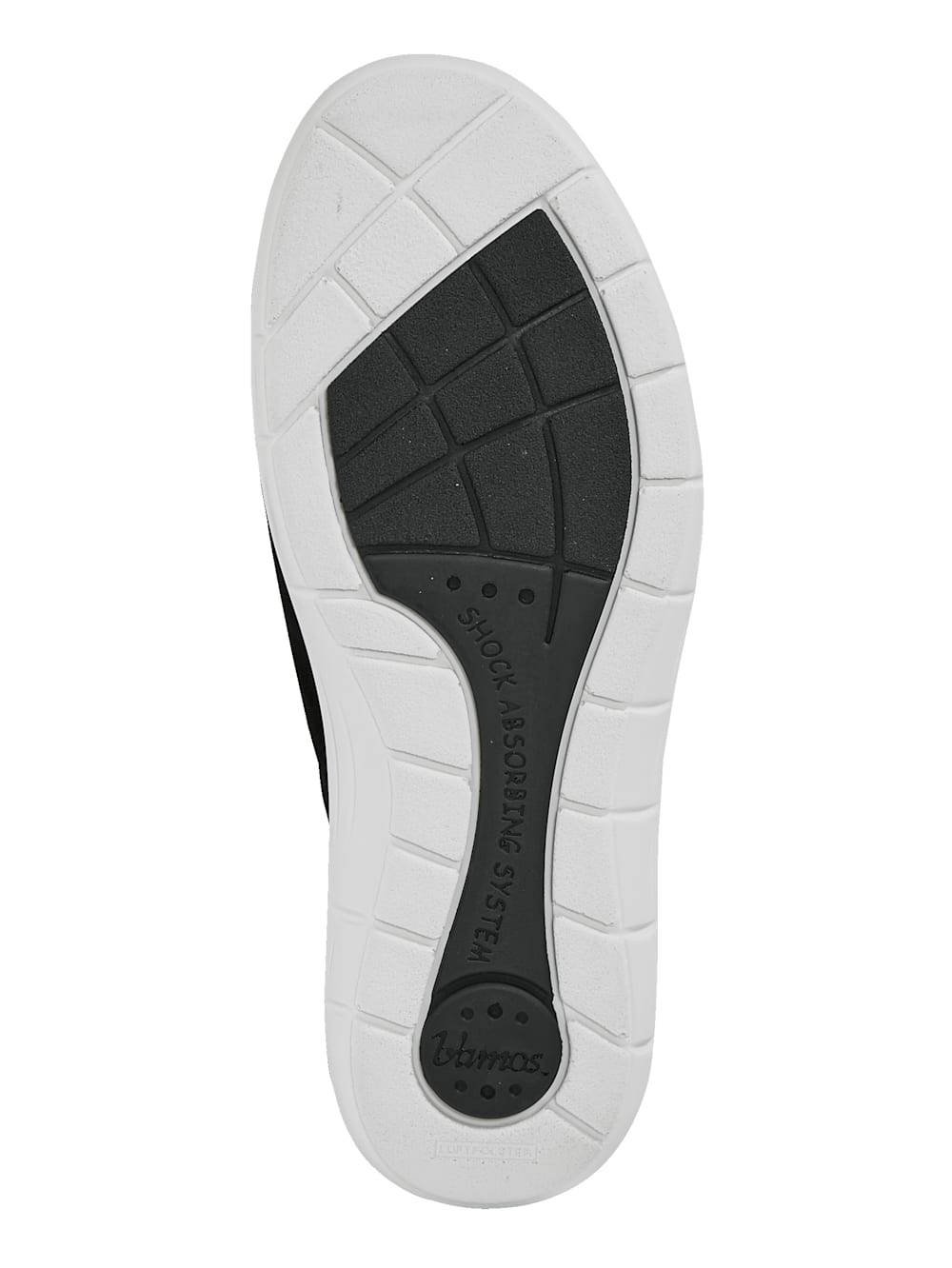 Vamos Schnurschuh mit Luftpolsterlaufsohle - Schwarz