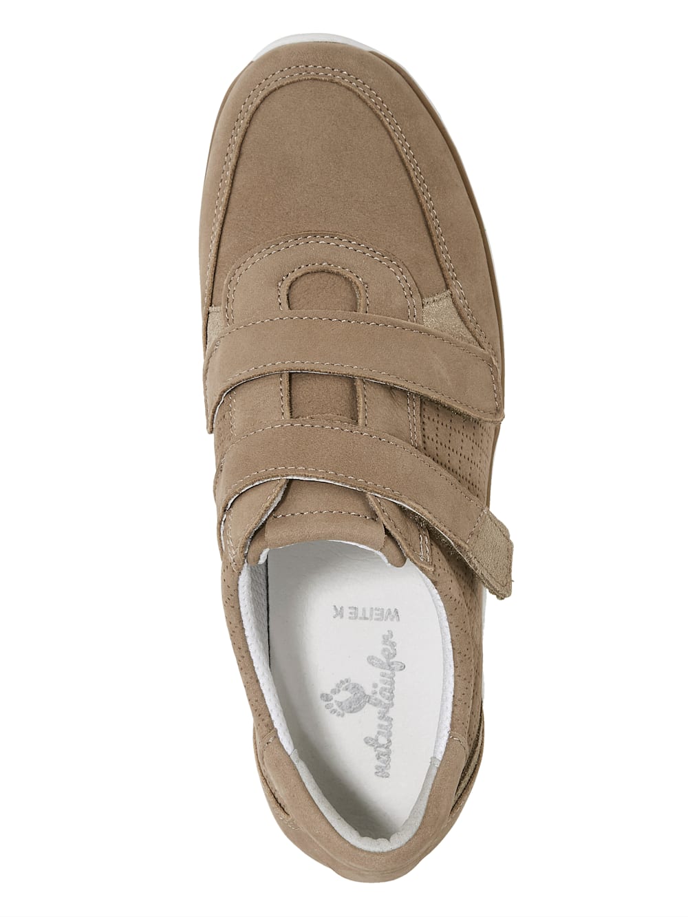 Vamos Klettslipper mit Klettverschlussen - Beige