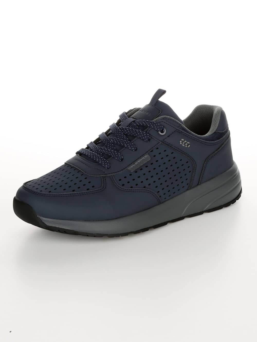 Vamos Sneaker mit sommerlicher Perforation - Marineblau