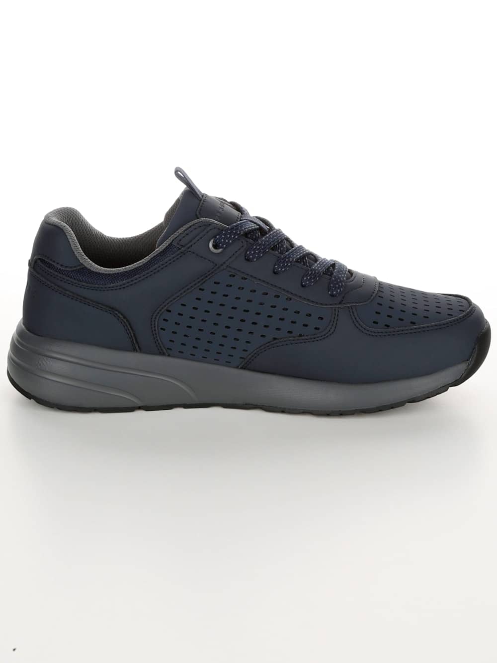Vamos Sneaker mit sommerlicher Perforation - Marineblau