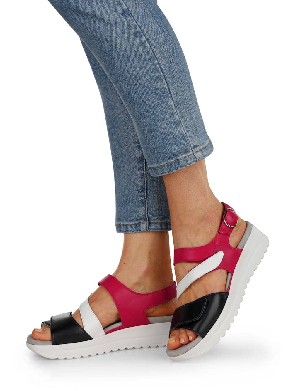 Vamos Sandale mit Shock-Absorber - Rot