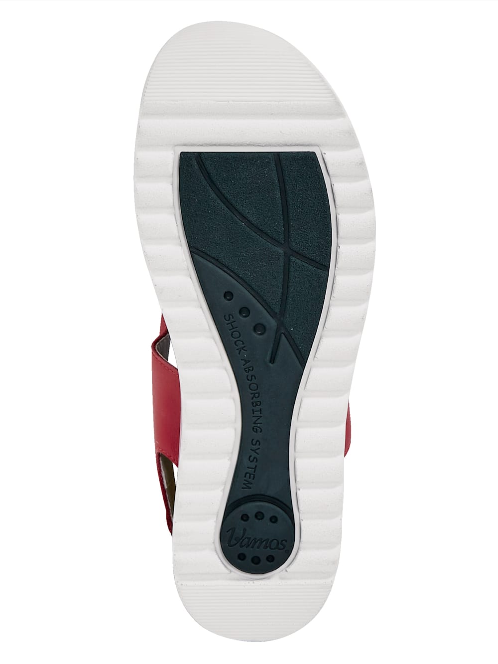 Vamos Sandale mit Shock-Absorber - Rot