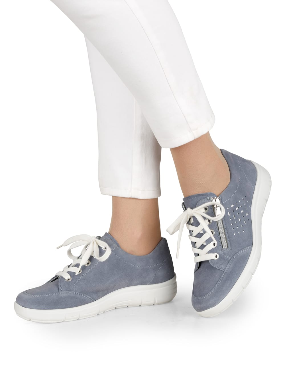 Vamos Schnurschuh mit Shock-Absorber - Hellblau