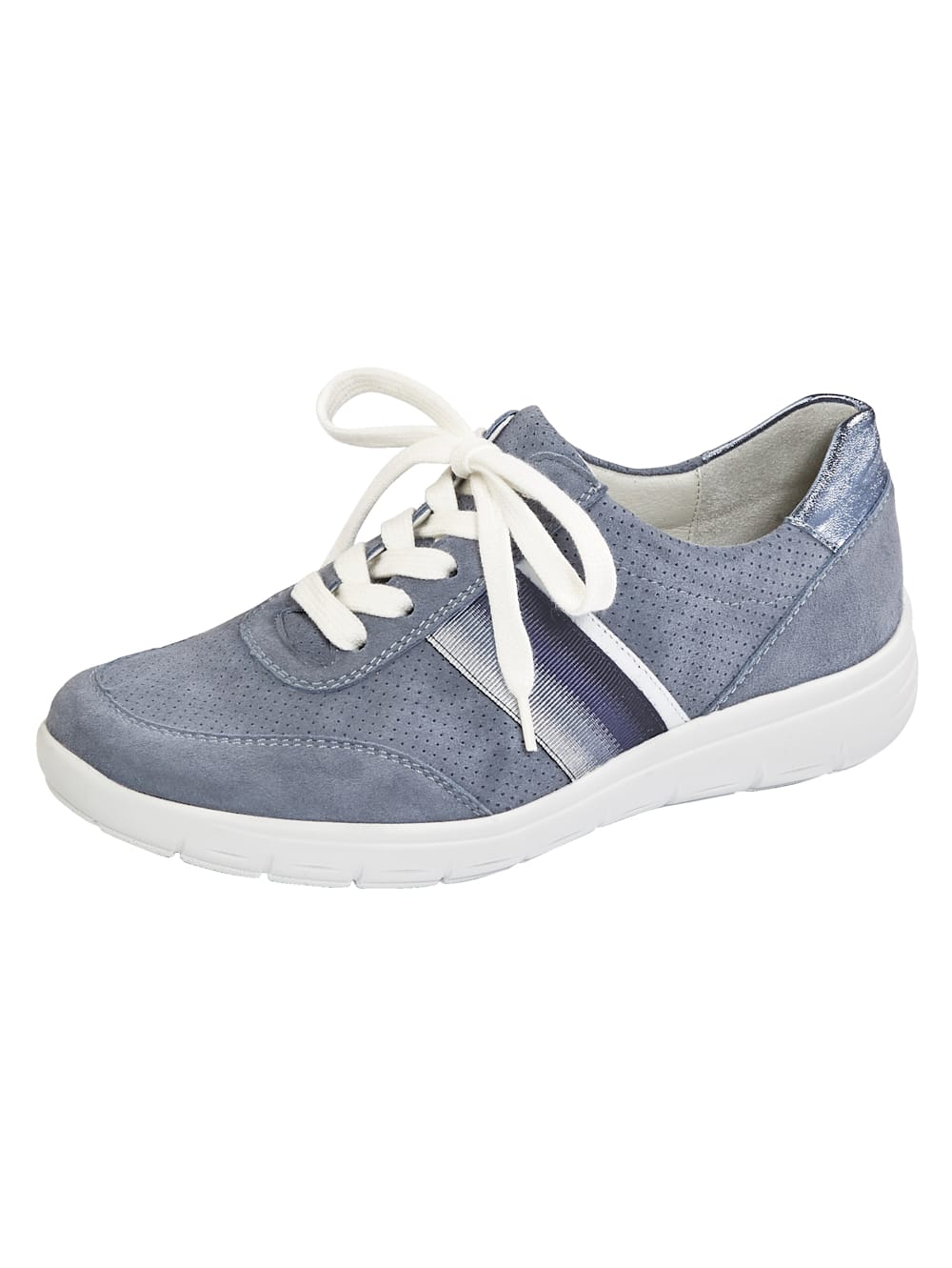 Vamos Schnurschuh mit Luftpolsterlaufsohle - Hellblau